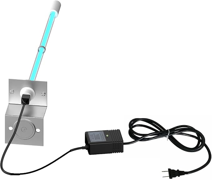 hqtelecom 120V UV Lamp for HVAC Coil Systems w/ 14″ 14W Ultraviolet Bulb by UVLIGHTSTELEPHONESDIALERS