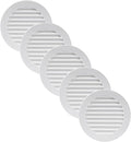 Vent Systems 4'' Inch White Pack of 5 Soffit Vent Covers by VentSystems