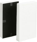 Nispira 2-Pack U Filter HRF201B Replacement 2-in-1 HEPA Activated Carbon by Nispira