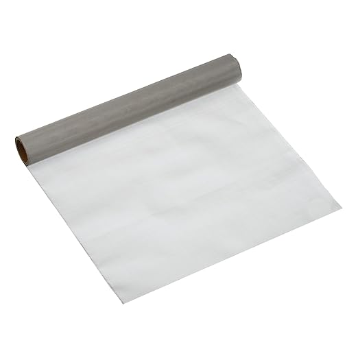 PATIKIL 40" L x 10" W Woven Wire Mesh, 500 Mesh 316L Stainless Steel Air Vent by PATIKIL