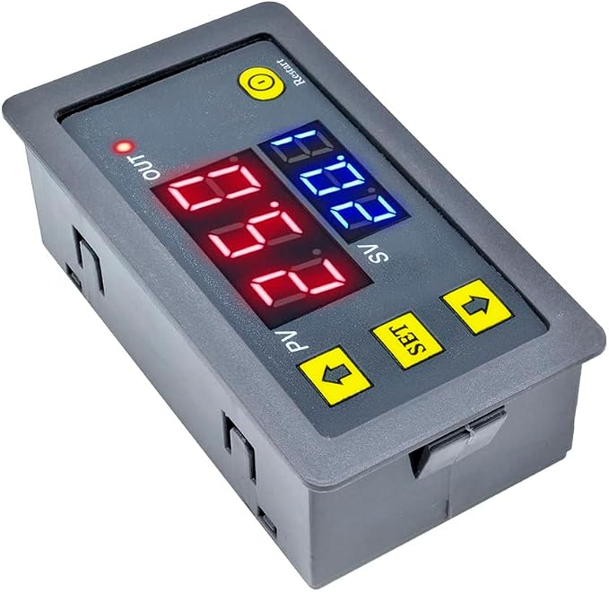 2Pcs Timer Delay Relay Programmable Cycle Timer Switch ON-Off Control LED - Image 8