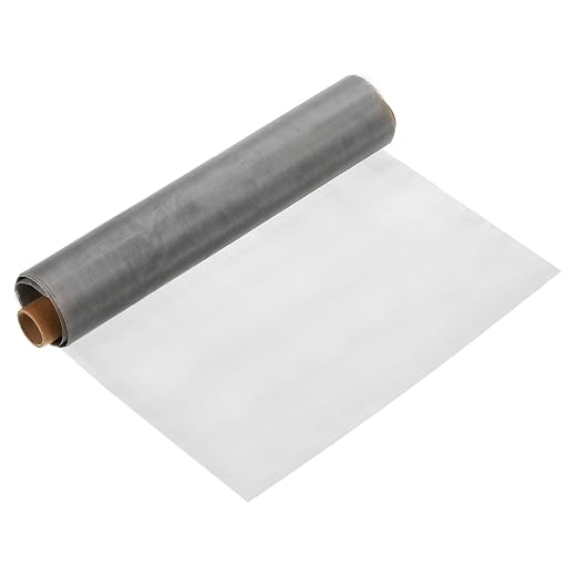 PATIKIL 304 Stainless Steel Wire Mesh Screen, 120 Mesh Woven Air Vent Filter by PATIKIL