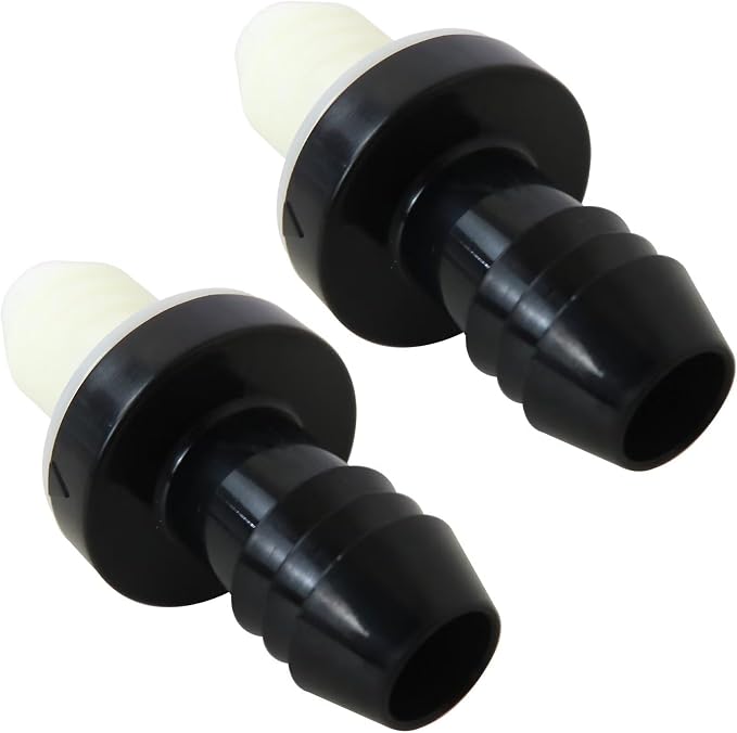 2-Pack Inline Vacuum Barbed One Way Check Valve, 3/8" 10mm Brake Booster ABS - Image 3