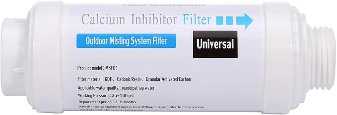 Yoption Calcium Inhibitor Filter, Outdoor Misting System Filter, - Image 7