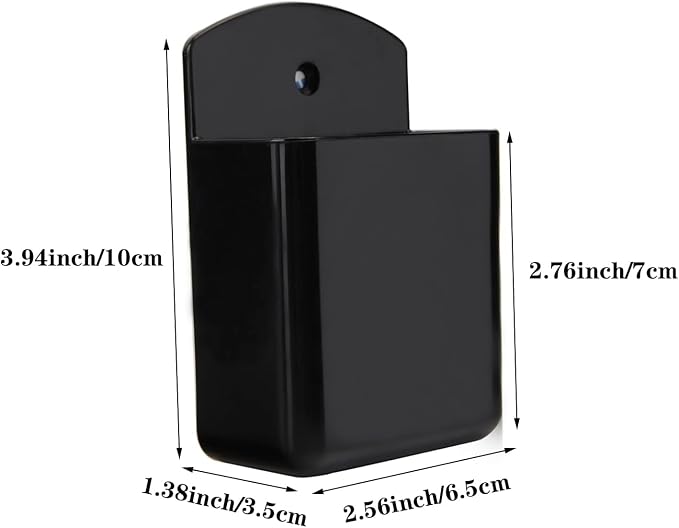 Pack of 4 Self Adhesive TV Air Conditioner Remote Control Holder Wall Mount - Image 2