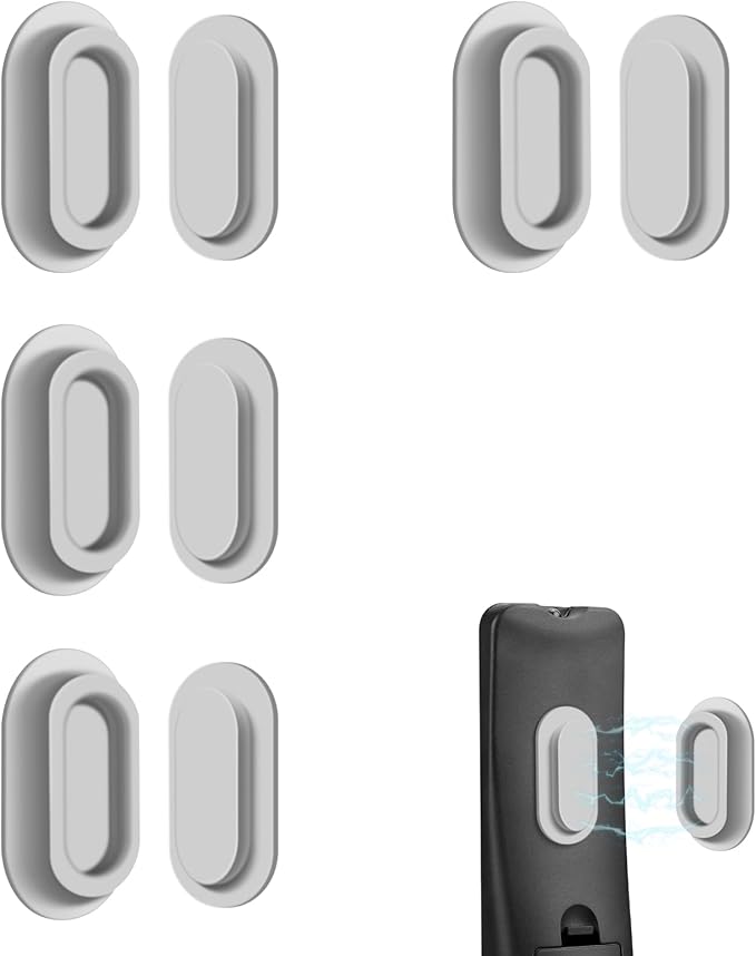 4 Pack Strong Magnetic Remote Control Holder, Self-Adhesive Silicone Remote by Unknown