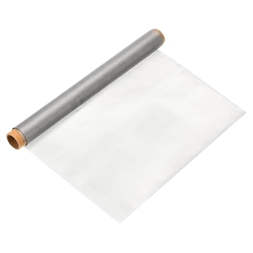 PATIKIL 304 Stainless Steel Wire Mesh Screen, 300 Mesh Woven Air Vent Filter by PATIKIL