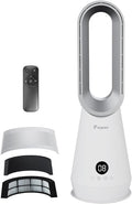 2-in-1 Bladeless Tower Fan, 22 Inch Cooling Fan by Faryuan
