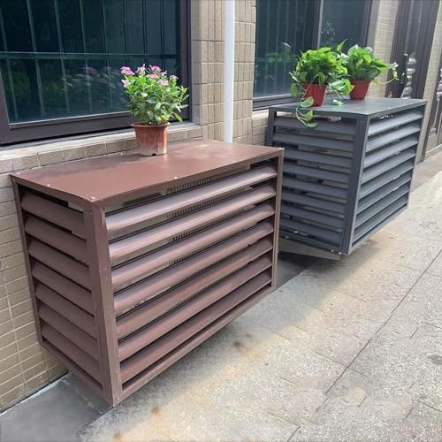 Outdoor Air Conditioner Cover Aluminum Decorative Fence Privacy Screen - Image 2