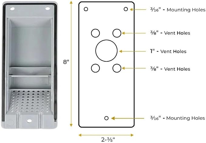 Mytee Products Shipping Container Air Vent, Cross Flow Ventilation - Image 6