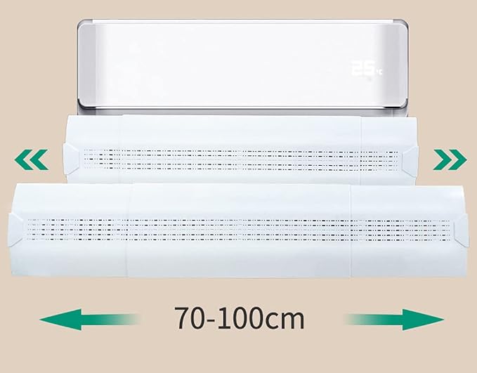 GeRRiT Wall-Mounted Universal Air Conditioner Wind Deflector, Anti-Straight - Image 2
