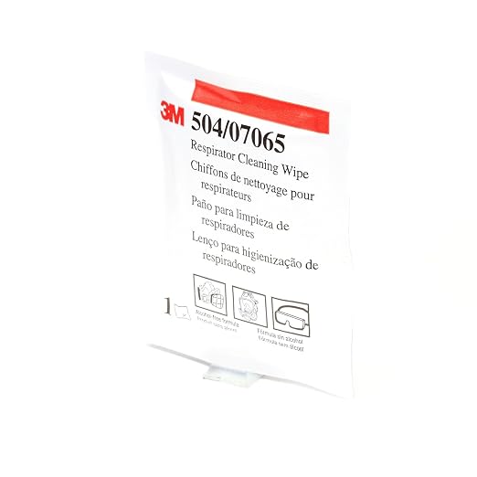 3M 50051131070658 504 Alcohol-Free Respirator Cleaning Wipes 504 - Image 3