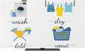 Laundry Room Wash Text Indoor TV Cover, Elastic TV Screen Protector Blue and by Unknown