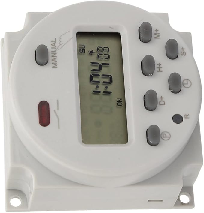 Mini Programmable Timer Switch, 1 Second to 168 Hours, Electronic Automatic by Dpofirs