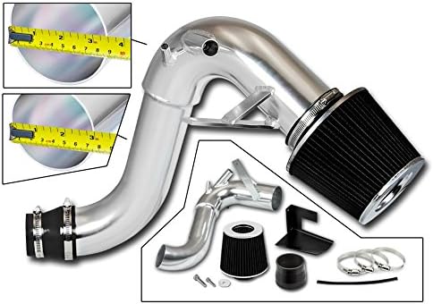 Cold Air Intake System with Heat Shield Kit + Filter Combo BLACK Compatible - Image 2