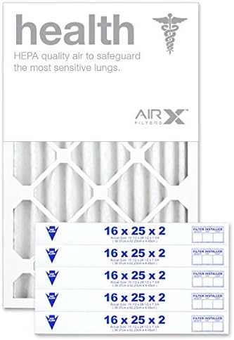 AIRX WICKED CLEAN AIR. 16x25x2 Air Filter MERV 13 Pleated HVAC AC Furnace Air by AIRXFILTERSWICKEDCLEANAIR