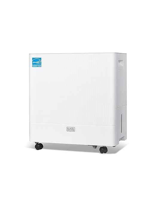 BLACK+DECKER Portable Dehumidifier, Extracts 36.39-Pint Per 24-Hours, by Unknown