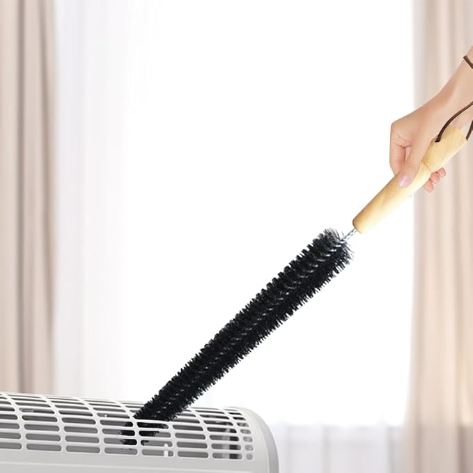 2Pcs Dryer Vent Cleaner Kit, 16 inch Dryer Lint Brush, Refrigerator Long Coil - Image 3