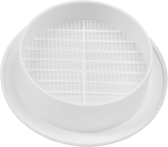 5pack ø4" Inch White Plastic Round Soffit Vent - Image 9