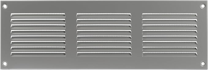 HVAC OV 12" x 4" Inch Gray Metal Vent Cover – Ceiling Vents Covers by HVACOV