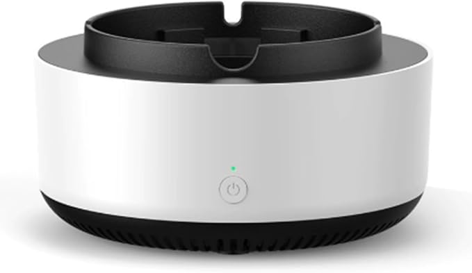 Ashtray with Air Purifier, Portable Ionizer Smokeless Ashtray by Boguish