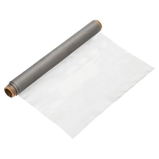 PATIKIL 304 Stainless Steel Wire Mesh Screen, 250 Mesh Woven Air Vent Filter by PATIKIL