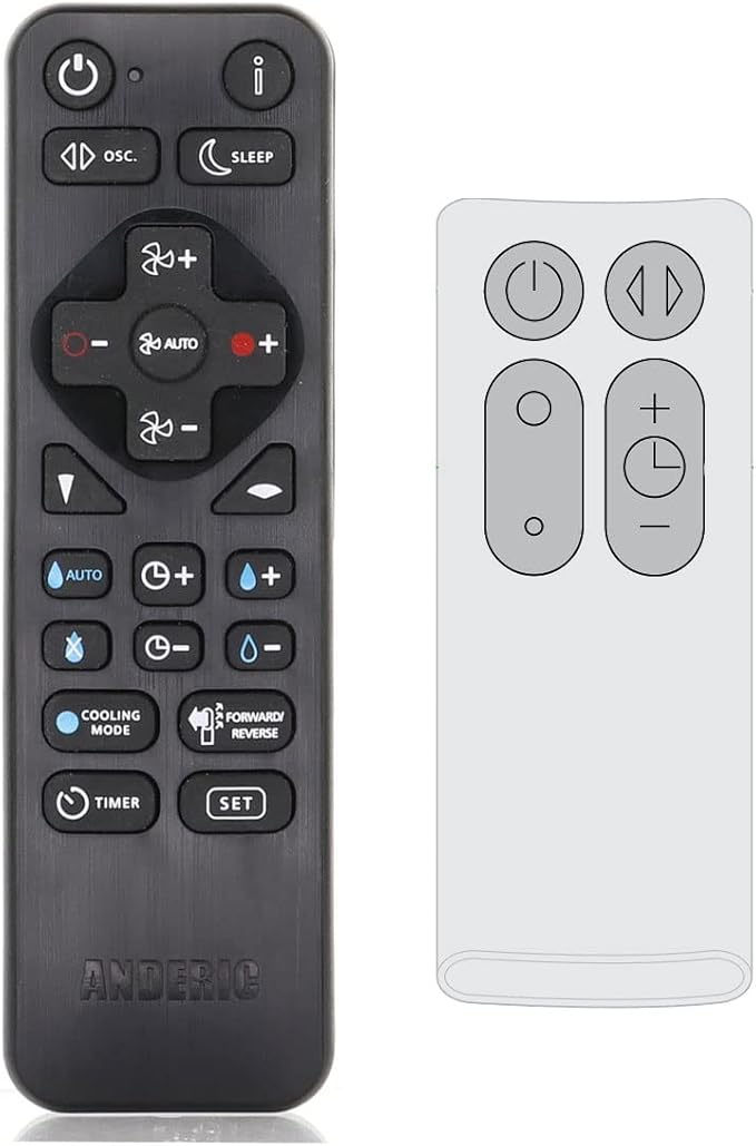 Universal Remote for Dyson Cool AM06 Desk Table Fan - Image 4