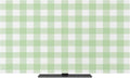 Green Stripes Buffalo Checker Indoor TV Cover, Elastic TV Screen Protector by Unknown