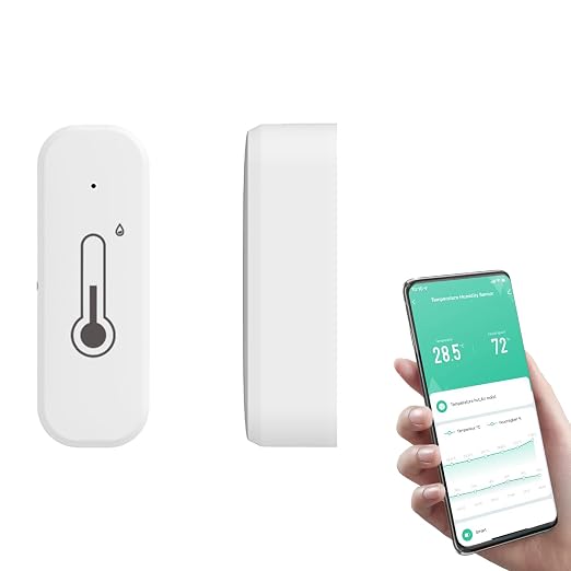 Loopo Smart WiFi Hygrometer Thermometer, 2.4GHz Indoor Temperature Humidity by Unknown