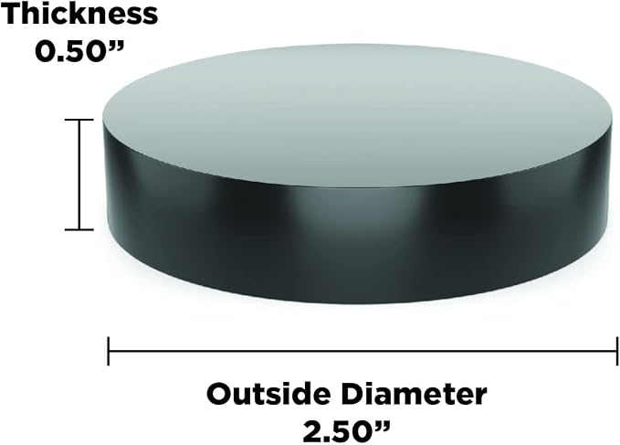 Isolate It: Sorbothane Vibration Isolation Circular Disc Pad .5" Thick x 2.5" - Image 2