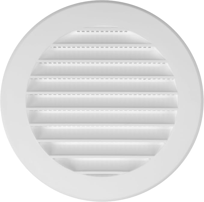 Repa Market 4 Inch Round White Vent Cover/Plastic Air Vent Grille - Image 7
