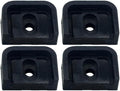 4 PCS Air Conditioner Outdoor Unit Vibration Damping Rubber Pad Foot Pad by Unknown