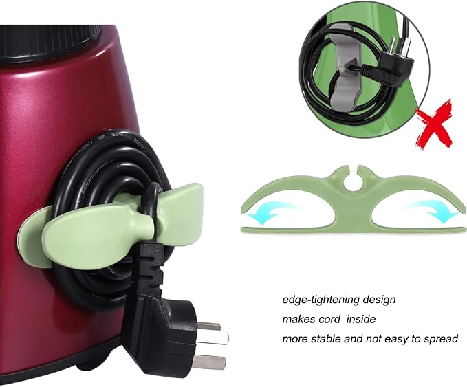 SisBroo Cord Organizer for Appliances, Cord Holder Cord Wrapper for Appliances - Image 5