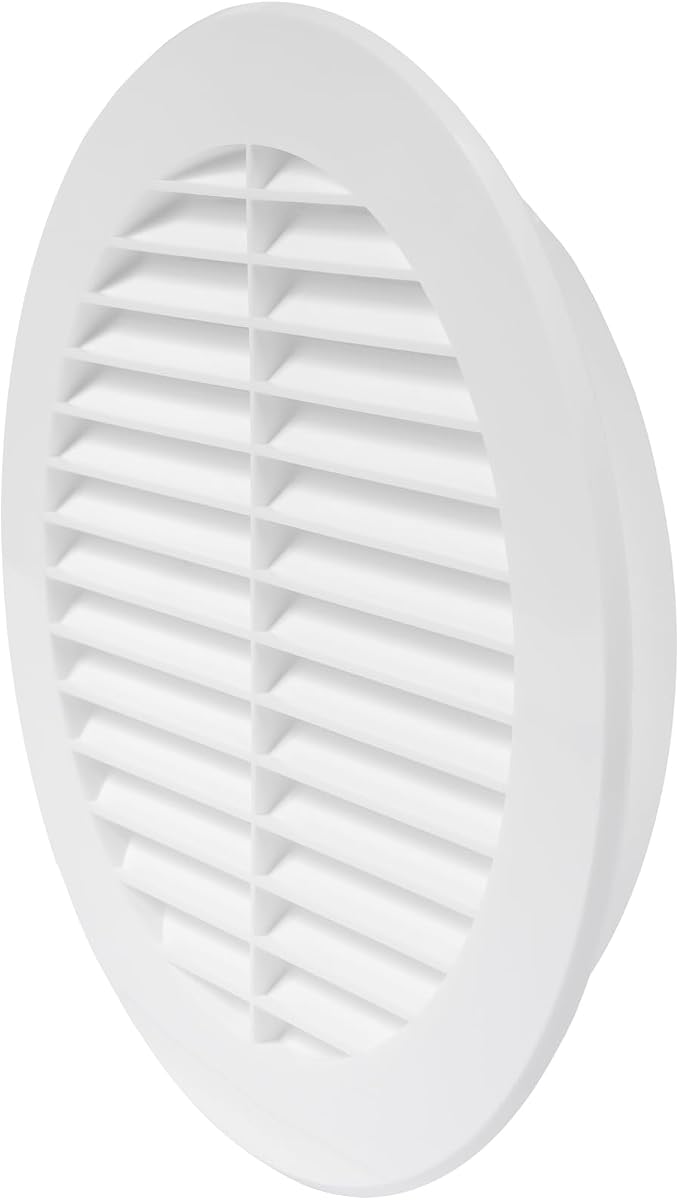 Repa Market 6 Inch Round White Vent Cover/Plastic Air Vent Grille by RepaMarket