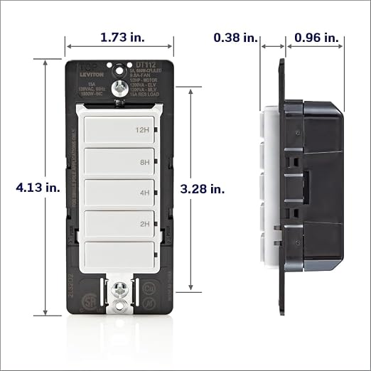 Leviton Countdown Timer Switch for household lights, heaters and exhaust fans - Image 8