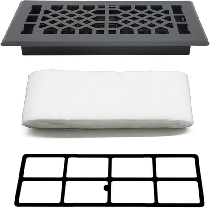 Matte Black Floor Register by JATOHOME