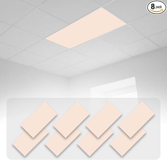 8 Pcs Fluorescent Light Covers by Euphonium