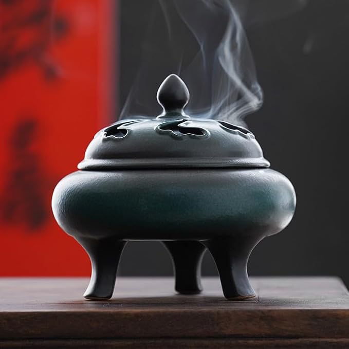 Waterfall Censer Ceramic Incense Burner Indoor Zen Point Incense Burner Retro - Image 5