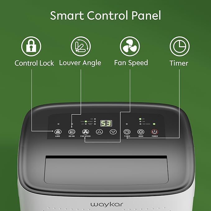 Waykar 150 Pints 7, 500 Sq. Ft High Efficiency Dehumidifier - Image 3