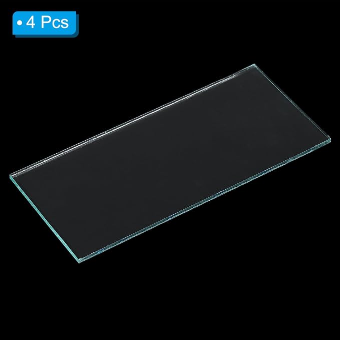 PATIKIL Welding Len 4-1/4"x 2", 4 Pack Hardened Glass Filter Plates Covers - Image 3
