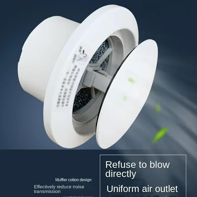 Adjustable Exhaust Outlet, Circular Press Type Air Inlet, - Image 4