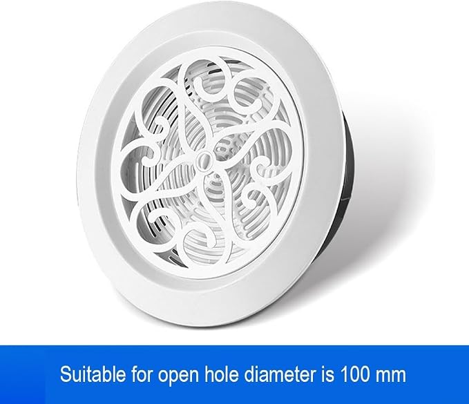 Round Air Vent Cover, Adjustable HVAC Grille, High-Quality ABS Material - Image 3