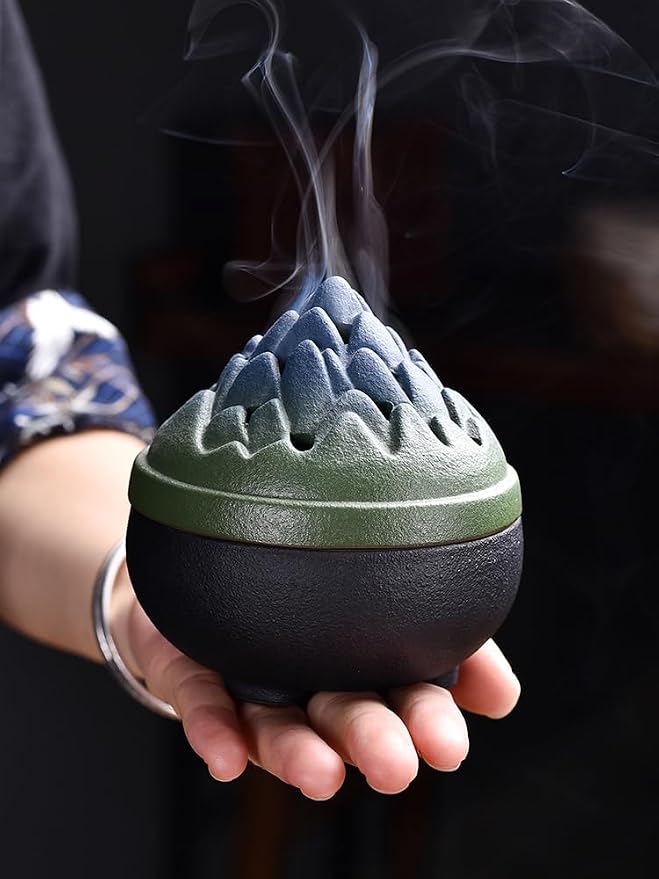 Incense Burner Ceramic Incense Burner Indoor Incense Agarwood Sandalwood Box - Image 6