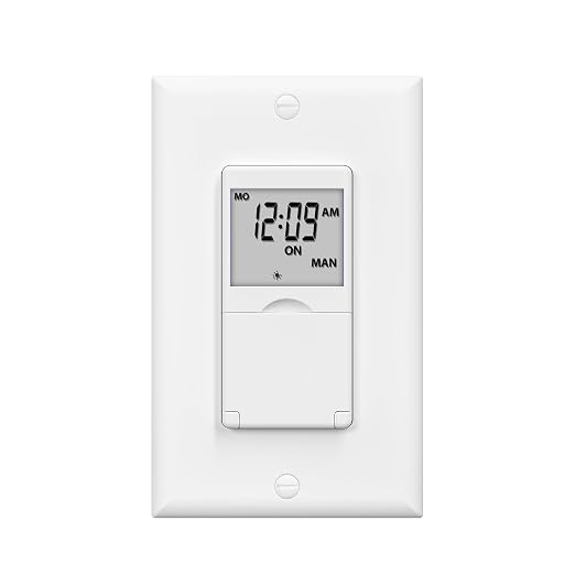 BN-LINK 7 Day Programmable in-Wall Timer Switch by BN-LINK