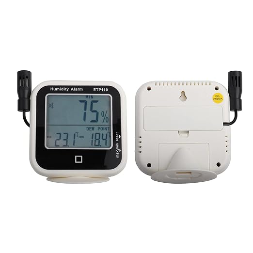 ETP110 Digital Hygrometer, Temperature Humidity Dew Point Meter, Portable - Image 9