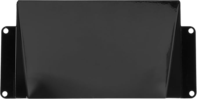 5.5" x 3" Black Galvanized Steel Vent Cover - Image 9
