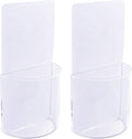 Remote Control Holder Wall Mount Damage-Free 2 pack by ZCGEL