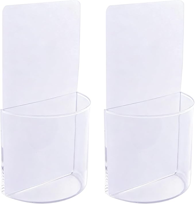 Remote Control Holder Wall Mount Damage-Free 2 pack by ZCGEL