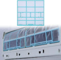 Air Vent Filters Fit For Midea Conditioner Indoor, Air Condition Cleaning Mesh by CRIDENG