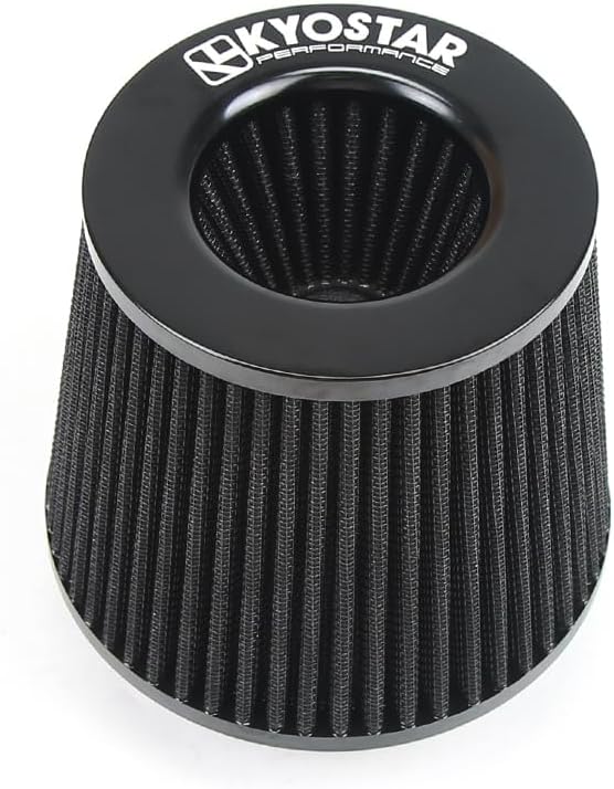 KYOSTAR Universal 3.5" High-Flow Air Filter, Reusable Cone Cold Air Intake - Image 6